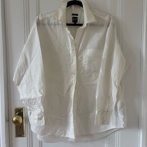 GAP 100% Cotton Button-Back Big Shirt